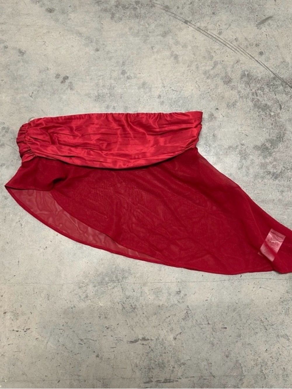 Jaded London Red Tube Top